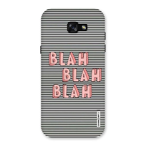 Blah Stripes Back Case for Galaxy A7 (2017)