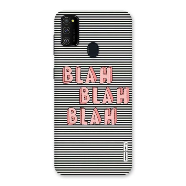 Blah Stripes Back Case for Galaxy M21