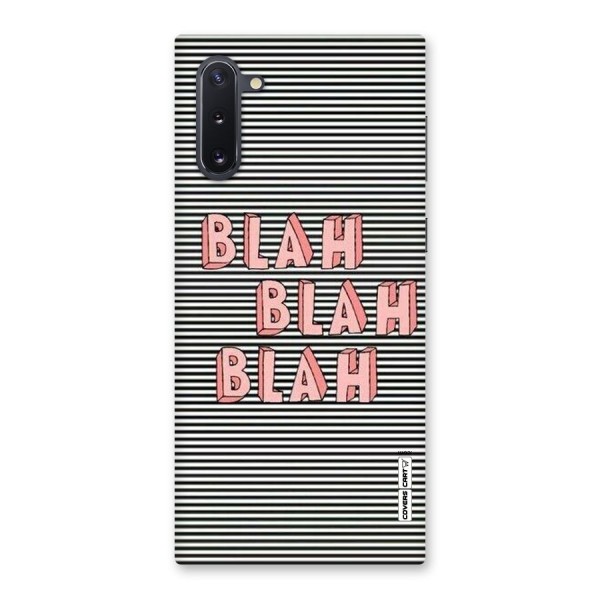 Blah Stripes Back Case for Galaxy Note 10