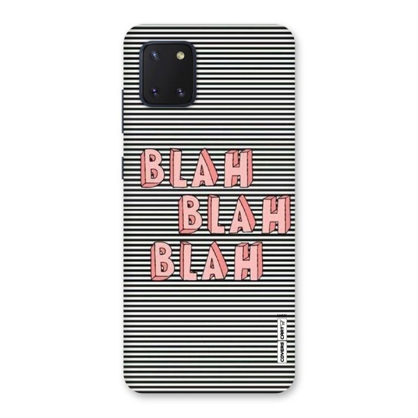 Blah Stripes Back Case for Galaxy Note 10 Lite