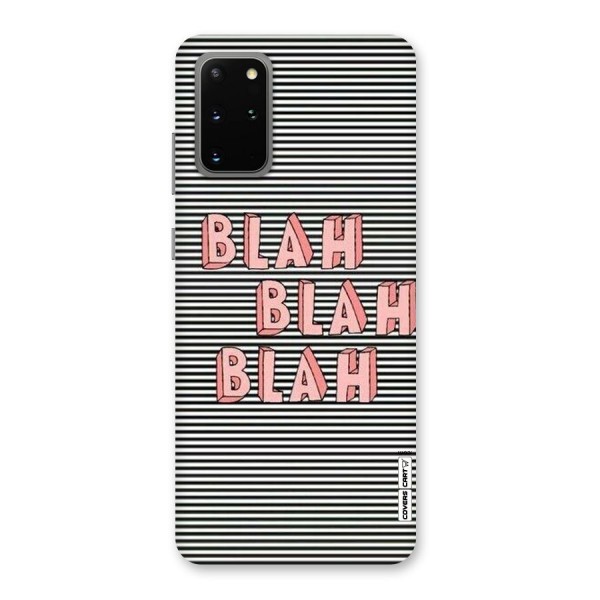 Blah Stripes Back Case for Galaxy S20 Plus