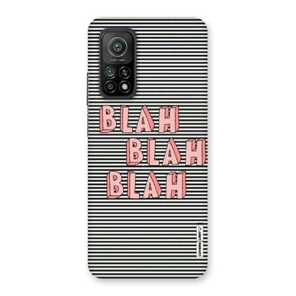 Blah Stripes Back Case for Mi 10T Pro 5G