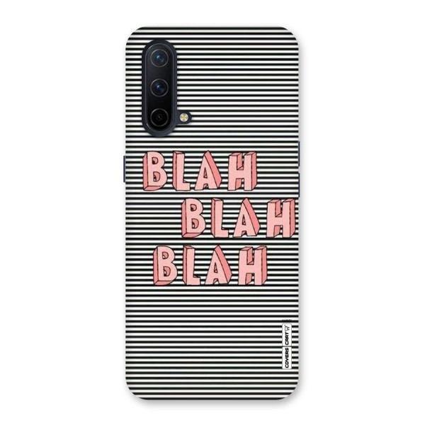 Blah Stripes Back Case for OnePlus Nord CE 5G