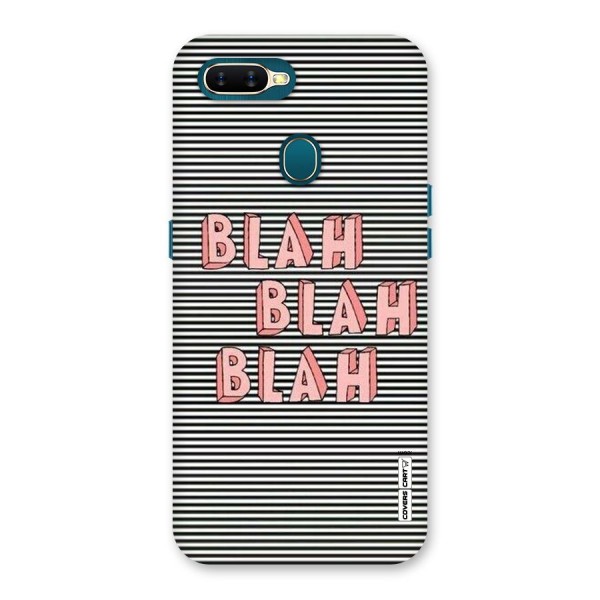 Blah Stripes Back Case for Oppo A12