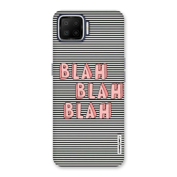 Blah Stripes Back Case for Oppo F17