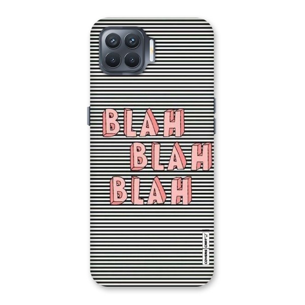 Blah Stripes Back Case for Oppo F17 Pro