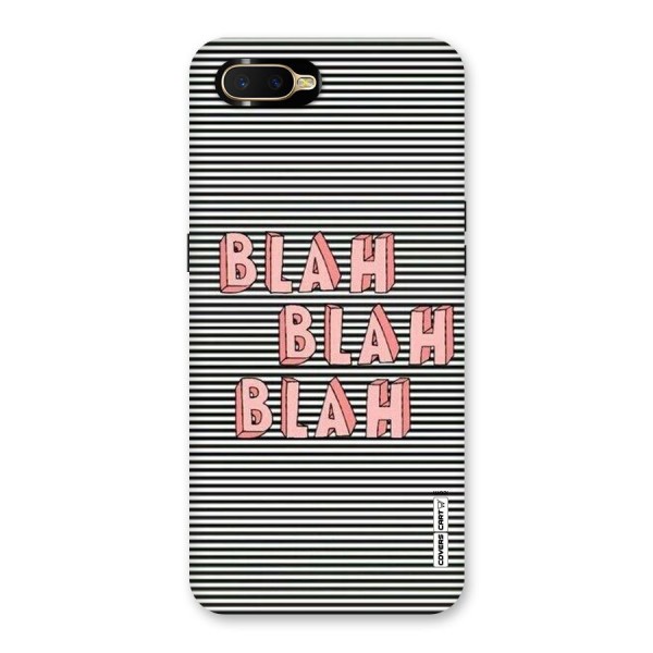 Blah Stripes Back Case for Oppo K1