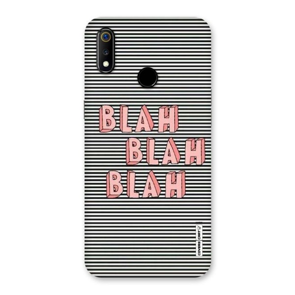 Blah Stripes Back Case for Realme 3