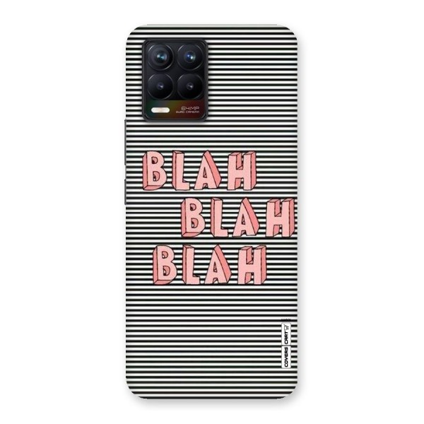 Blah Stripes Back Case for Realme 8