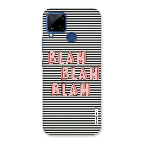 Blah Stripes Back Case for Realme C12