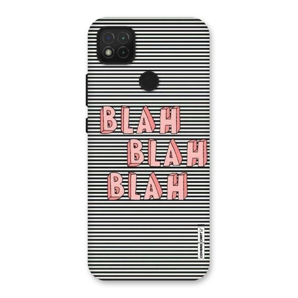 Blah Stripes Back Case for Redmi 9C