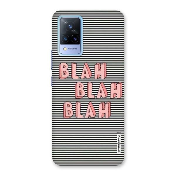 Blah Stripes Back Case for Vivo V21 5G