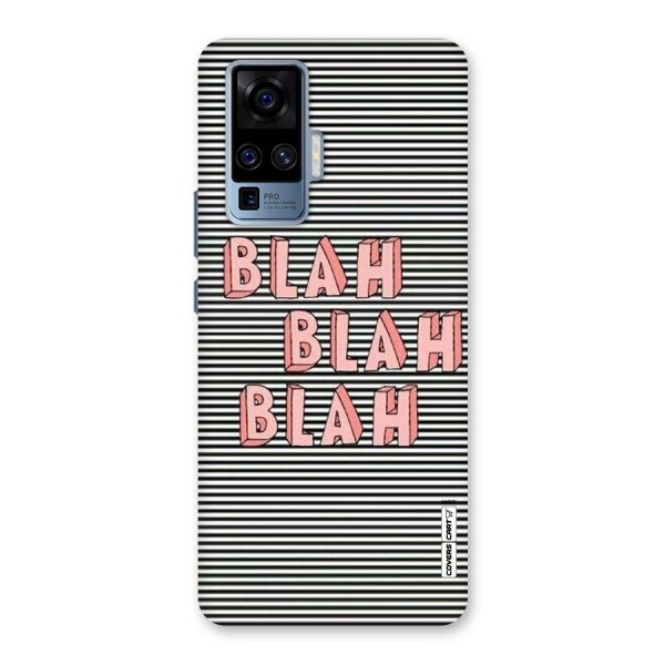 Blah Stripes Back Case for Vivo X50 Pro