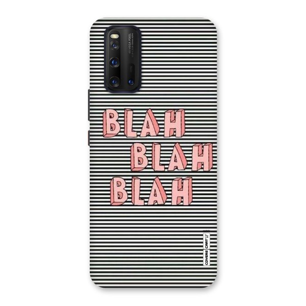 Blah Stripes Back Case for Vivo iQOO 3