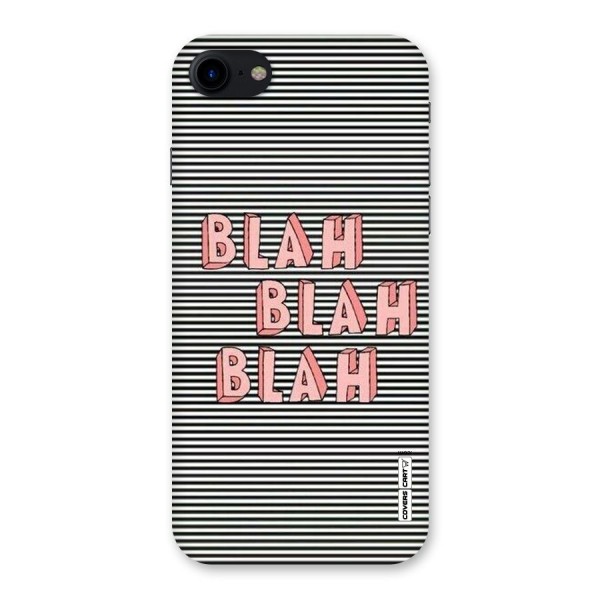 Blah Stripes Back Case for iPhone SE 2020