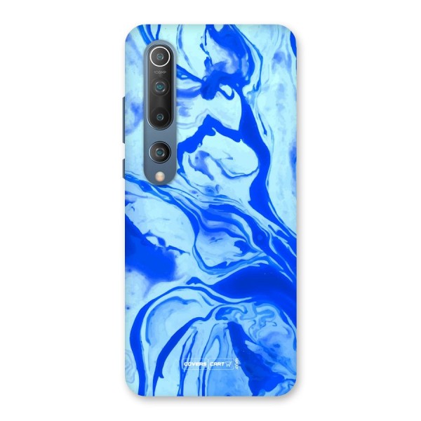 Blaze Blue Marble Texture Back Case for Mi 10