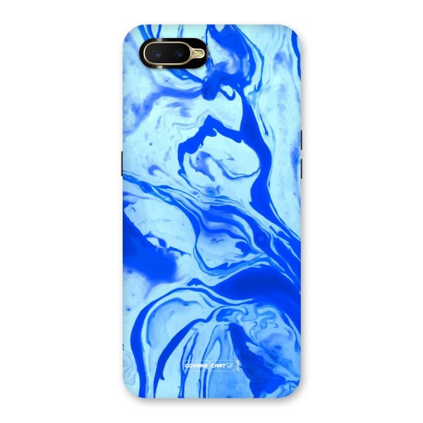 Blaze Blue Marble Texture Back Case for Oppo K1