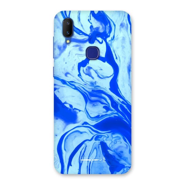 Blaze Blue Marble Texture Back Case for Vivo V11