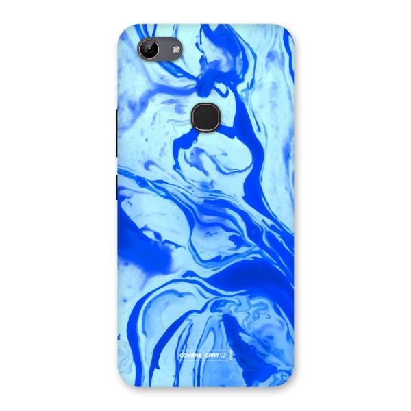 Blaze Blue Marble Texture Back Case for Vivo Y81