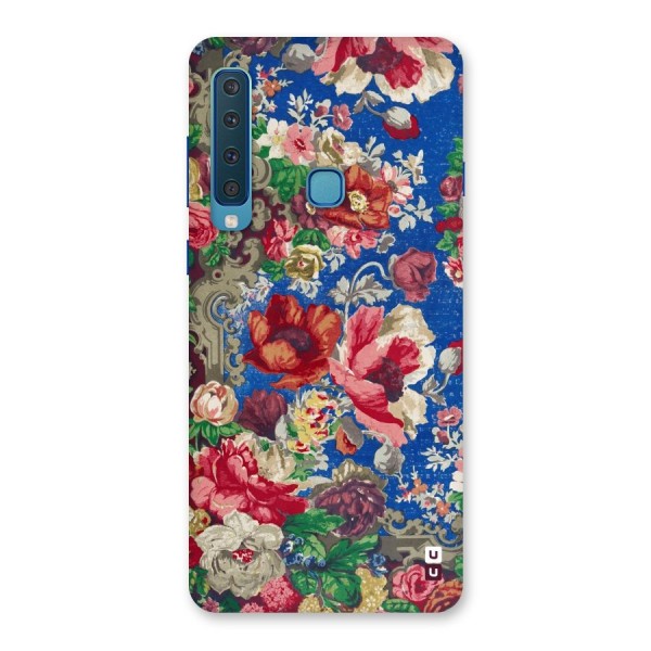 Block Printed Flowers Back Case for Galaxy A9 (2018)