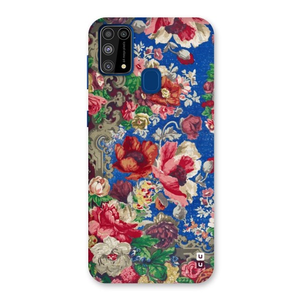 Block Printed Flowers Back Case for Galaxy F41