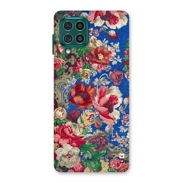 Block Printed Flowers Back Case for Galaxy F62