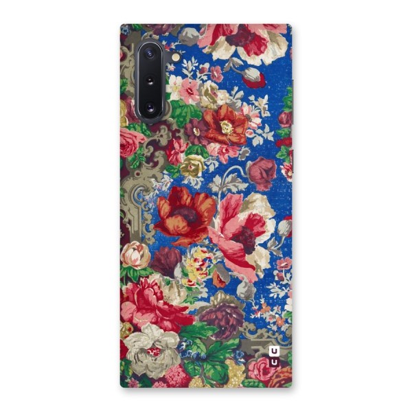 Block Printed Flowers Back Case for Galaxy Note 10