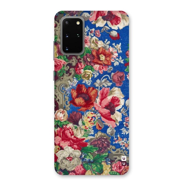 Block Printed Flowers Back Case for Galaxy S20 Plus