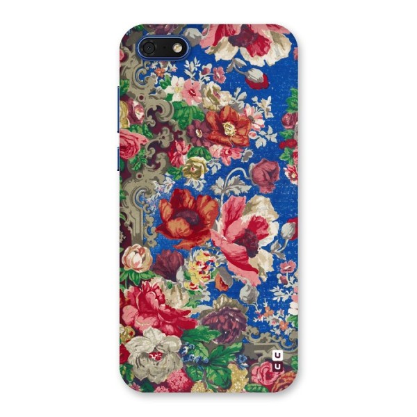 Block Printed Flowers Back Case for Honor 7s