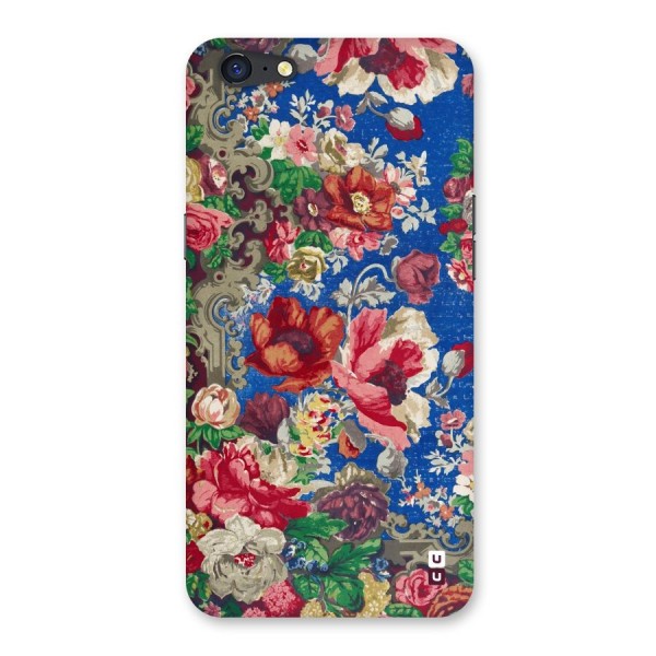 Block Printed Flowers Back Case for Oppo A71