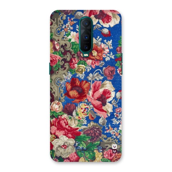 Block Printed Flowers Back Case for Oppo R17 Pro