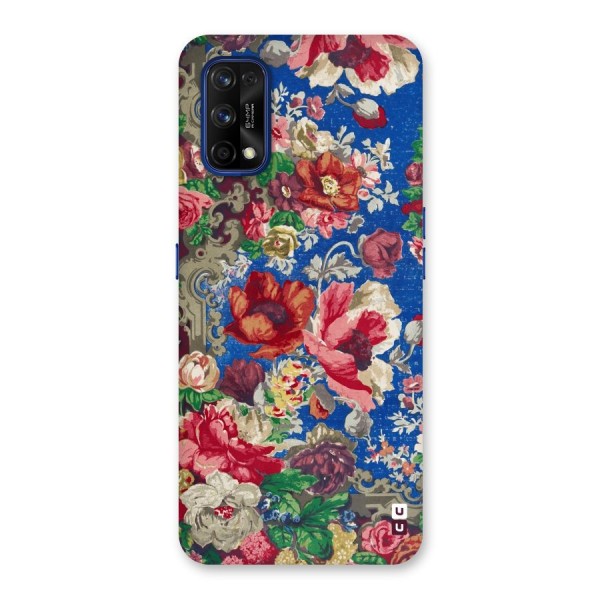 Block Printed Flowers Back Case for Realme 7 Pro