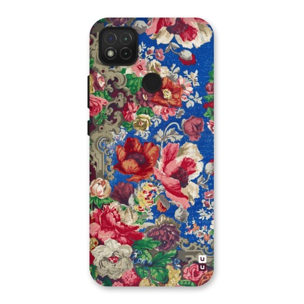 Block Printed Flowers Back Case for Redmi 9C