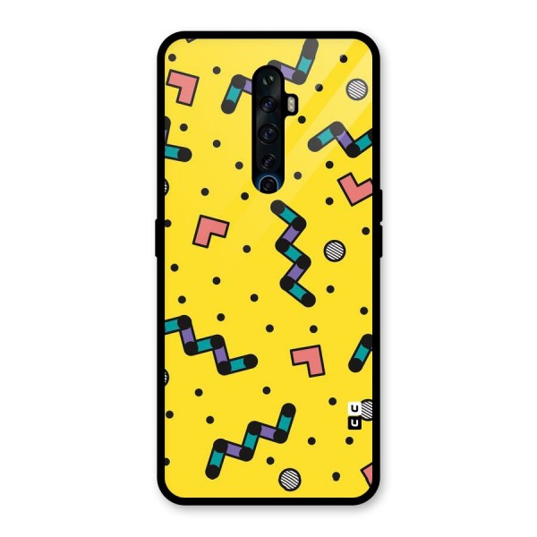 Block Shades Glass Back Case for Oppo Reno2 Z