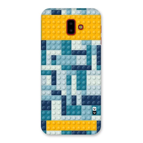 Blocks Blues Back Case for Galaxy J6 Plus