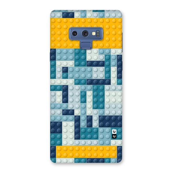 Blocks Blues Back Case for Galaxy Note 9