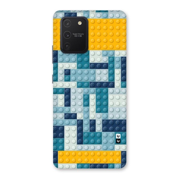 Blocks Blues Back Case for Galaxy S10 Lite