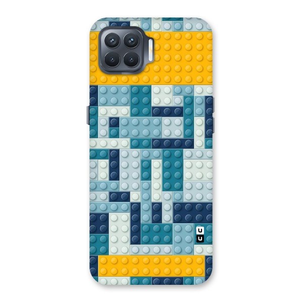 Blocks Blues Back Case for Oppo F17 Pro