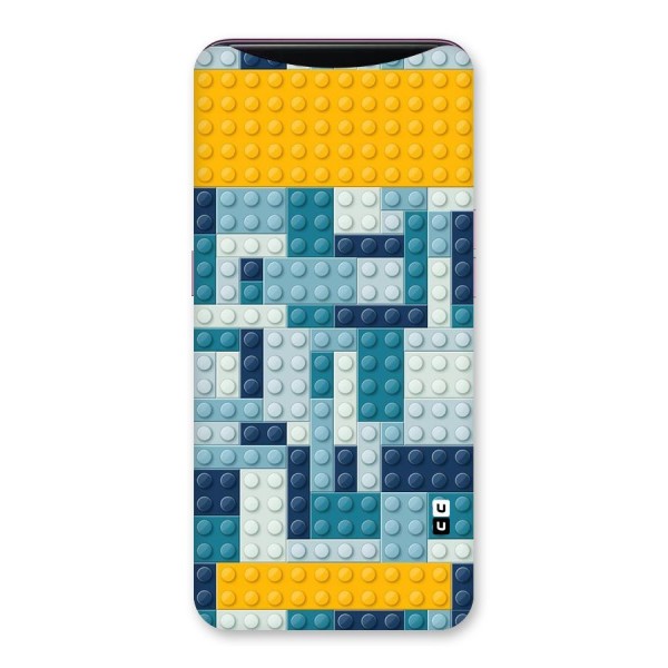 Blocks Blues Back Case for Oppo Find X