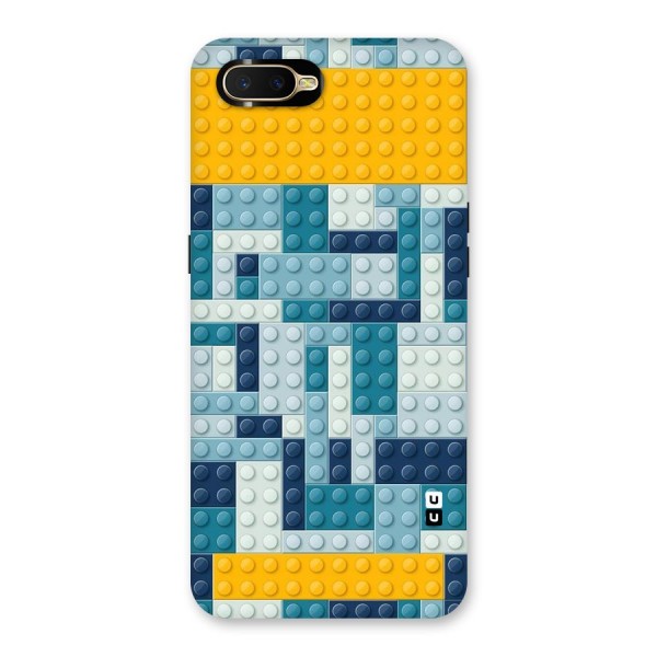 Blocks Blues Back Case for Oppo K1