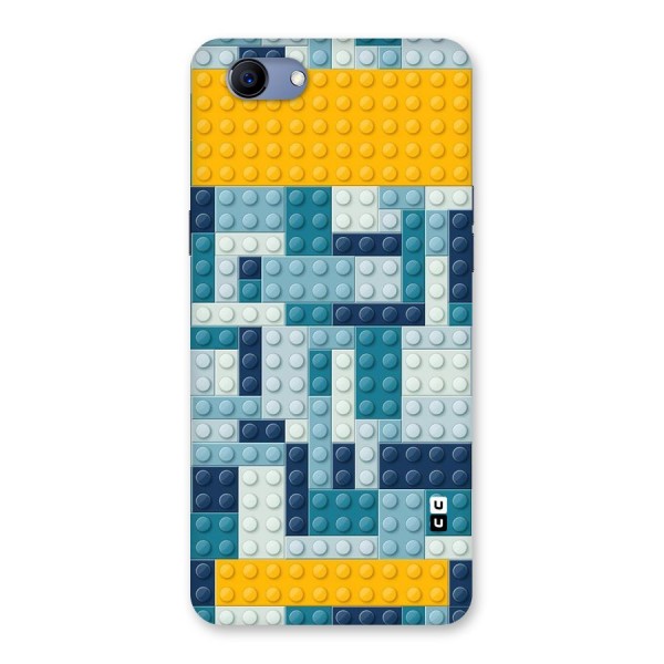 Blocks Blues Back Case for Oppo Realme 1