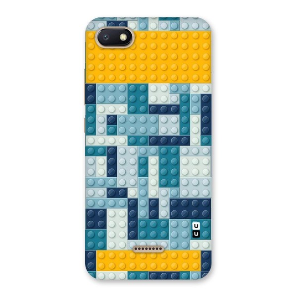 Blocks Blues Back Case for Redmi 6A