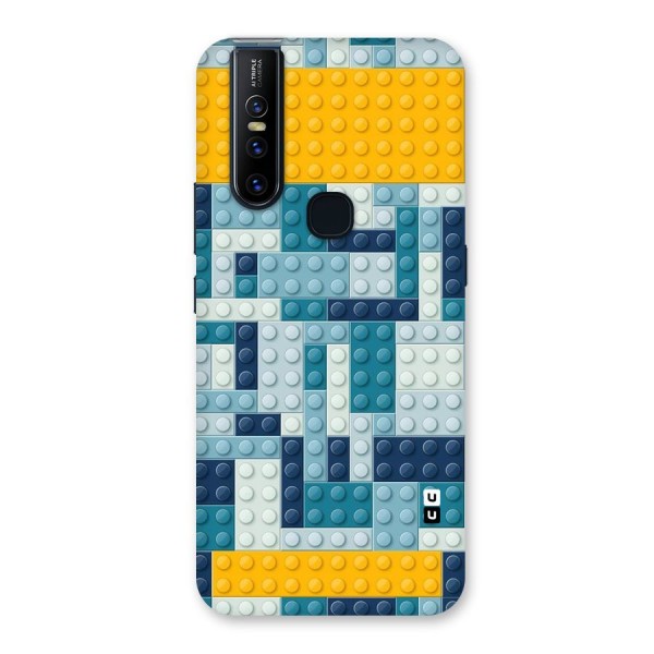 Blocks Blues Back Case for Vivo V15