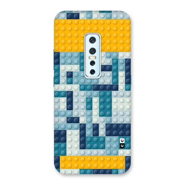 Blocks Blues Back Case for Vivo V17 Pro