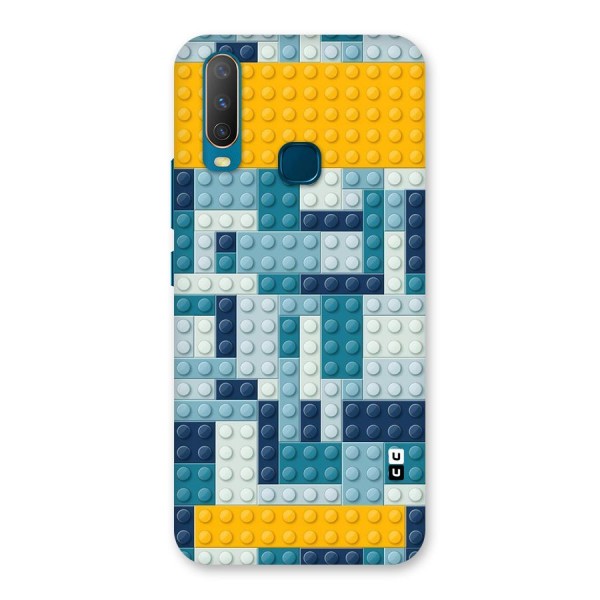 Blocks Blues Back Case for Vivo Y17