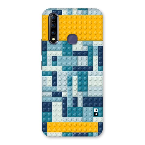 Blocks Blues Back Case for Vivo Z1 Pro