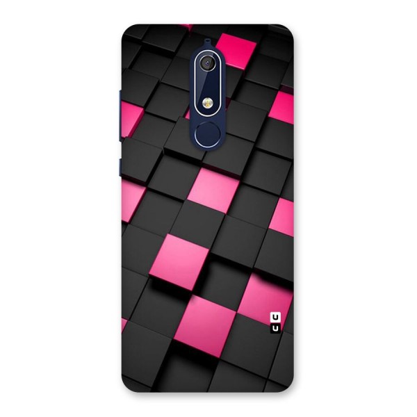 Blocks Diagonal Back Case for Nokia 5.1