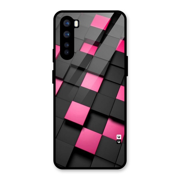 Blocks Diagonal Glass Back Case for OnePlus Nord