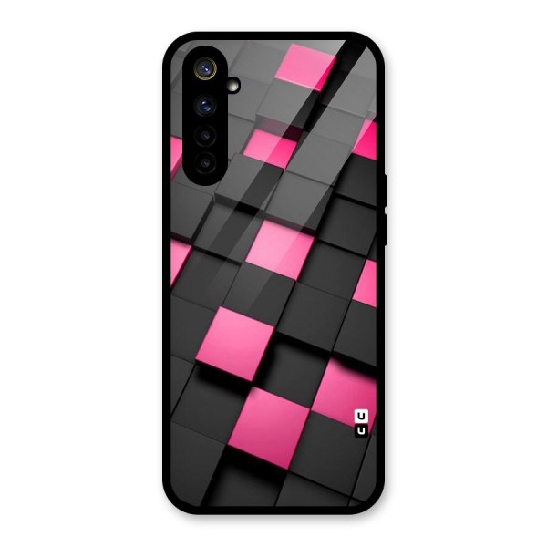 Blocks Diagonal Glass Back Case for Realme 6