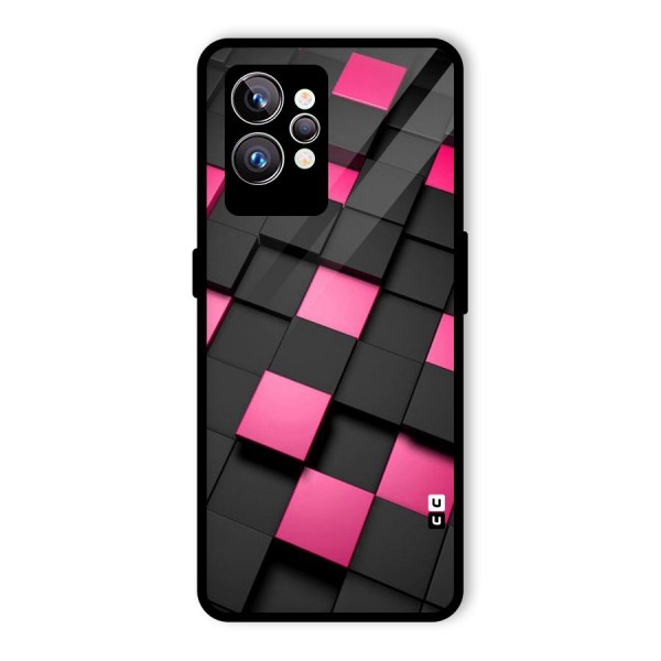 Blocks Diagonal Glass Back Case for Realme GT2 Pro